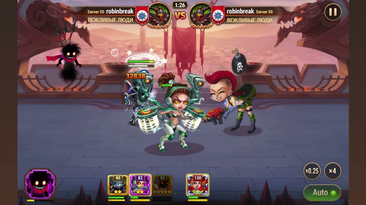 [Hero Wars] Baby Judge Arachne Trio vs MAXED Daredevil 🙈🙉🙊🤢🤬😨🥵🐠👀📽🖥
