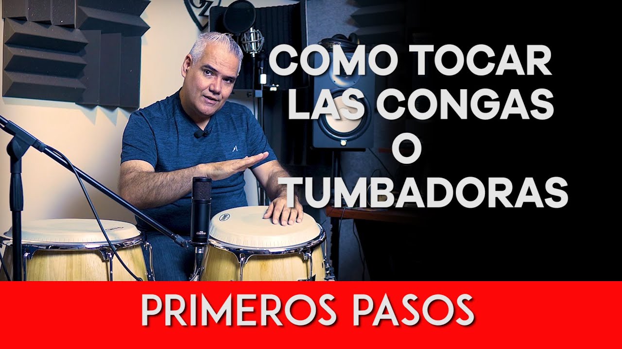 Aprende a TOCAR las CONGAS en Minutos ( Ritmo Basico y Afinación de Las Congas) Como se Tocan-CONGAS
