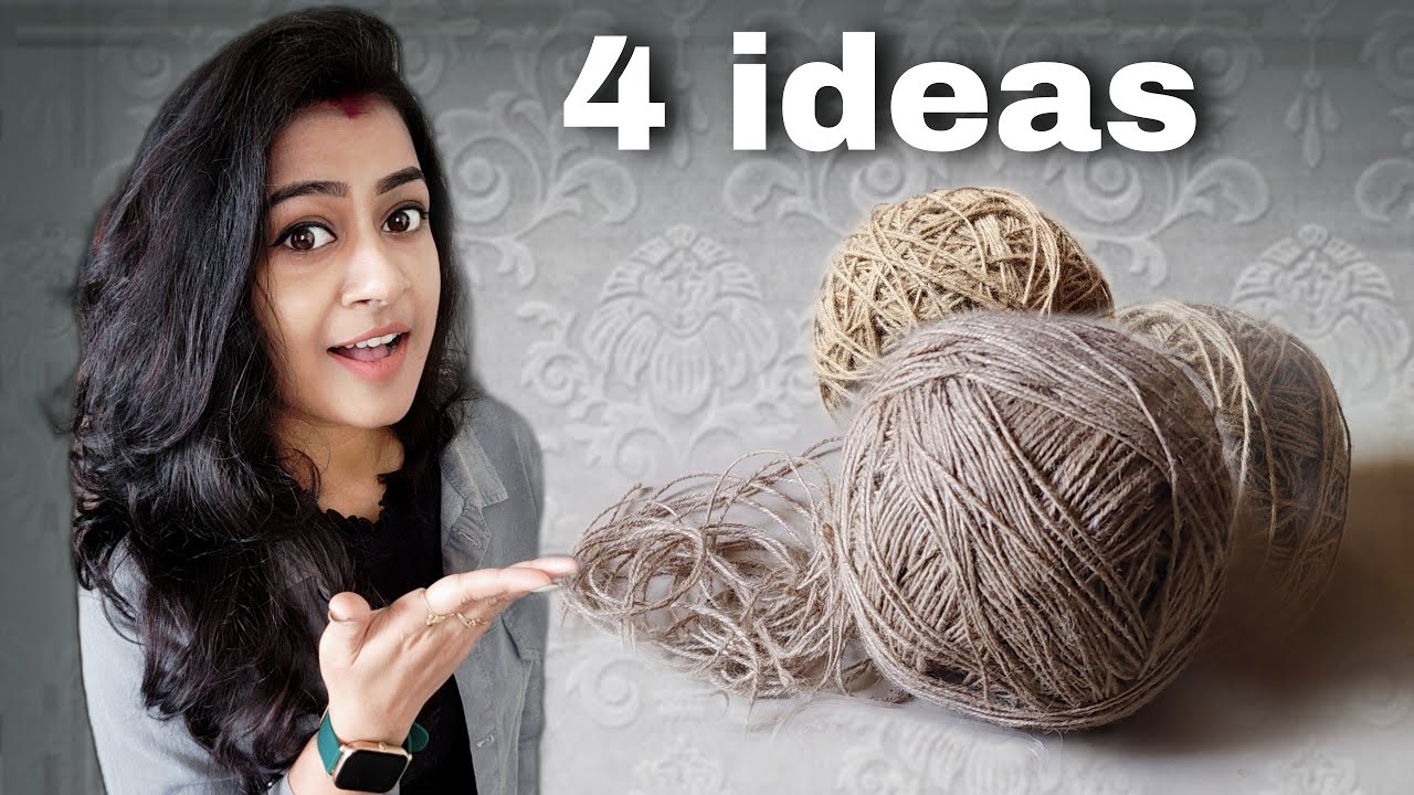 4 Brilliant DIY Jute Rope Craft ideas | Home decor | Kalyani's corner
