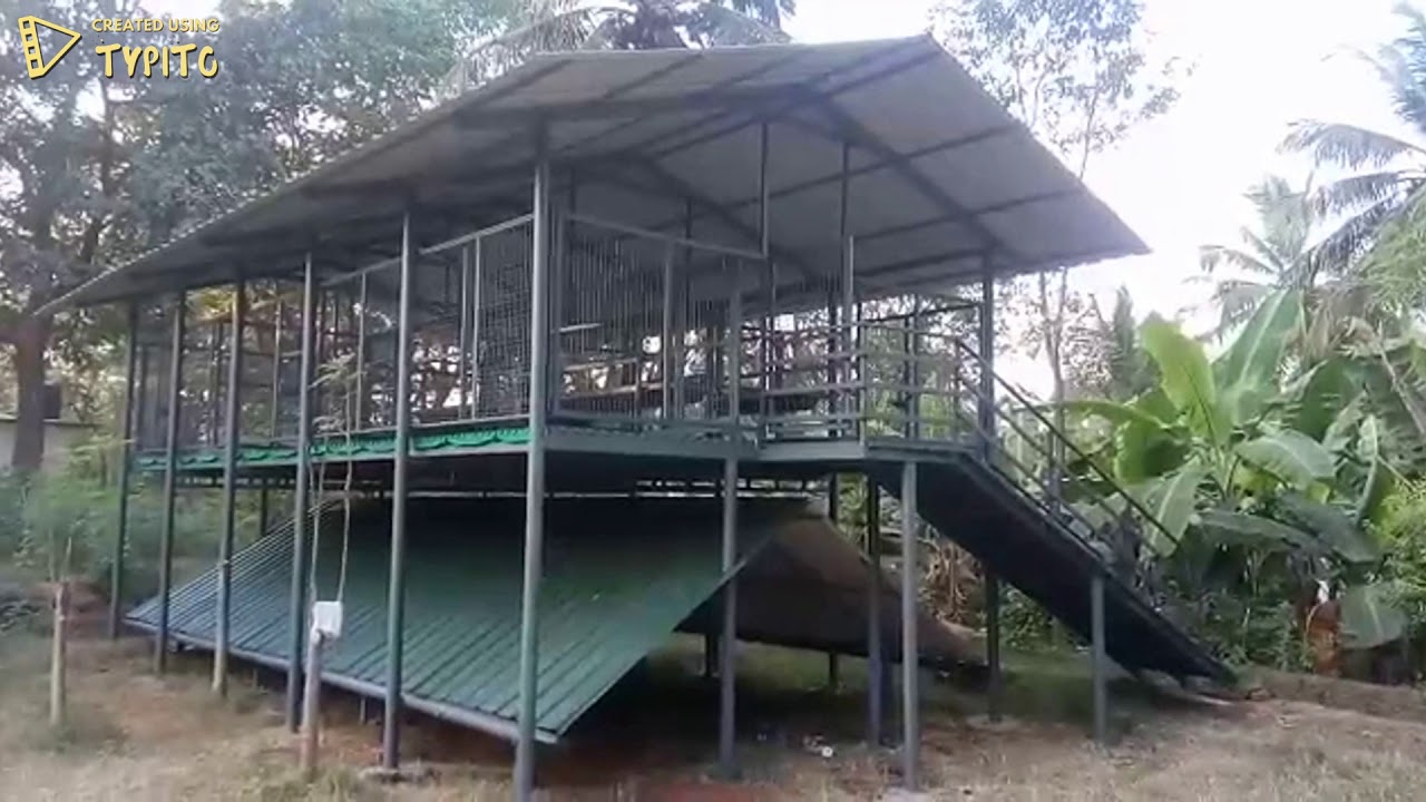 Hitech Goat Farm,Hi-tech Goat Farm, Modern Goatfarm, Plastic Slatted Goat Farm,