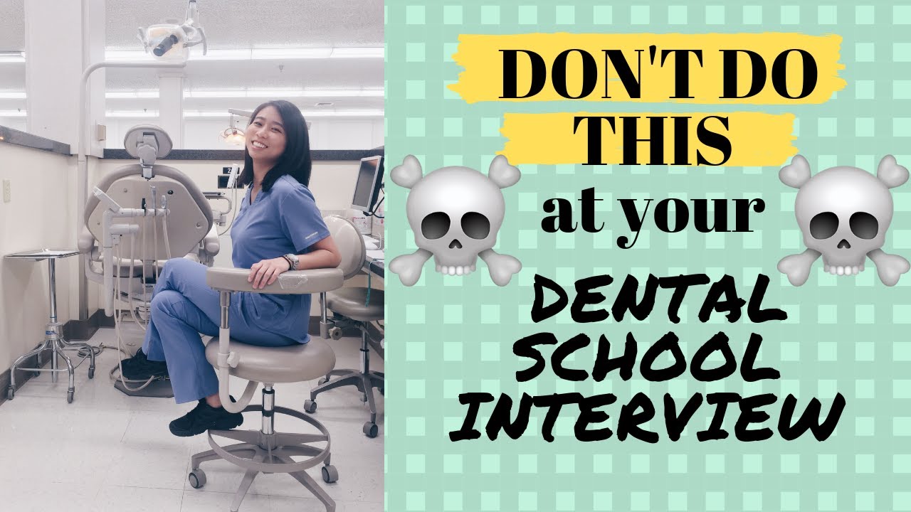 What NOT to do at your Dental School Interview || Brittany Goes to Dental School