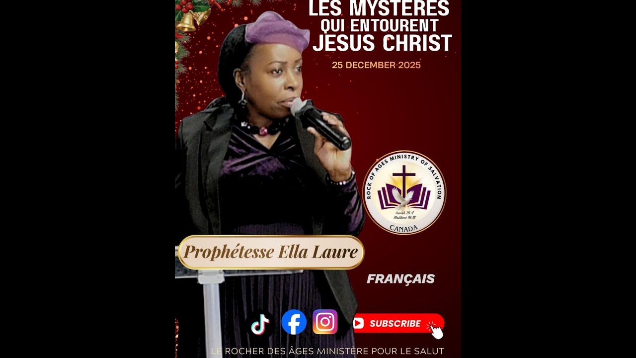 JÉSUS CHRIST, CELUI QUI BRISE LES PROTOCOLES. PAR PROPHÉTESSE ELLA LAURE. 25 DEC. 2025.