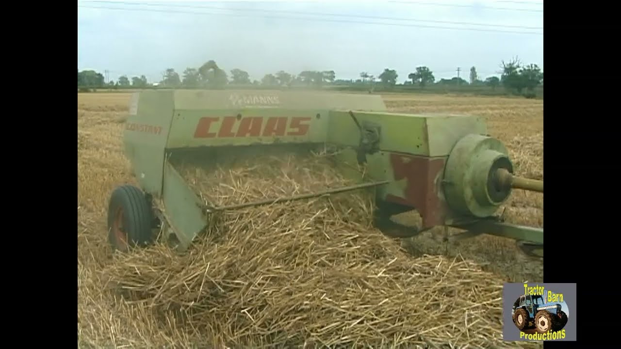 DAVID BROWN 885 AND CLAAS CONSTANT BALER