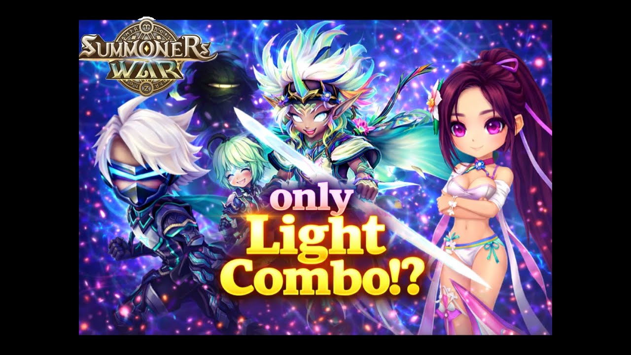 ONLY LIGHT Combo?! 😳 RTA | Yeonhong + Dyeus | Summoners War