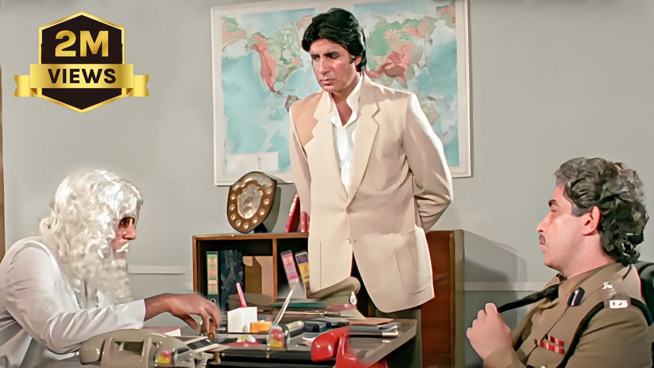 विजय ने अपनी चालाकी दिखाई | Amitabh Bachchan | Sridevi | Hindi Movie | Aakhree Raasta