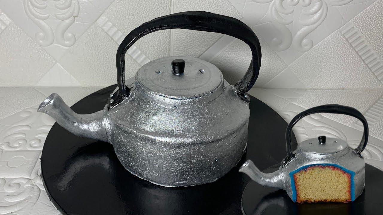 Realistic Cake Of A Kettle. Kettle Cake.