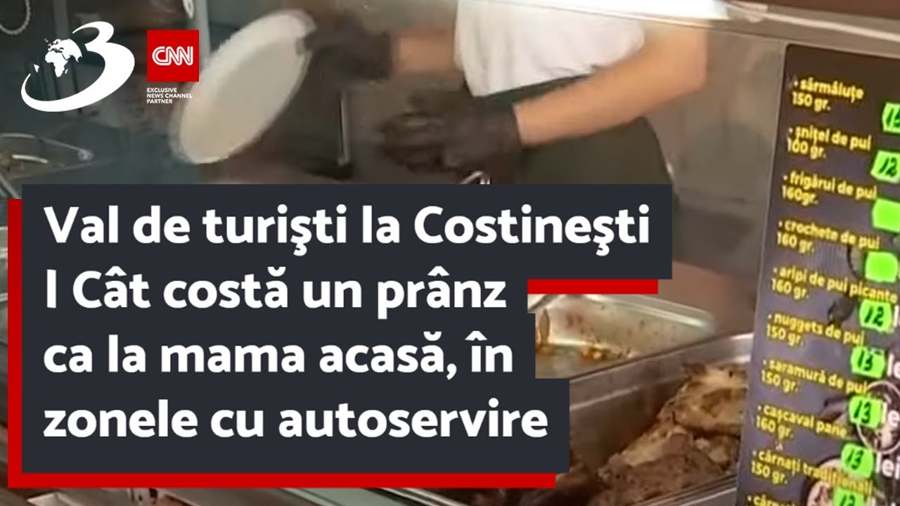 Val de turişti la Costineşti | Cât costă un prânz ca la mama acasă, în zonele cu autoservire