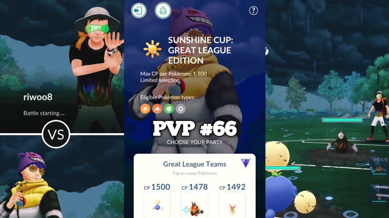 SUNSHINE CUP GREAT LEAGUE EDITION PvP Gameplay (CP 1500) vs Excadrill | Pokemon GO 2026