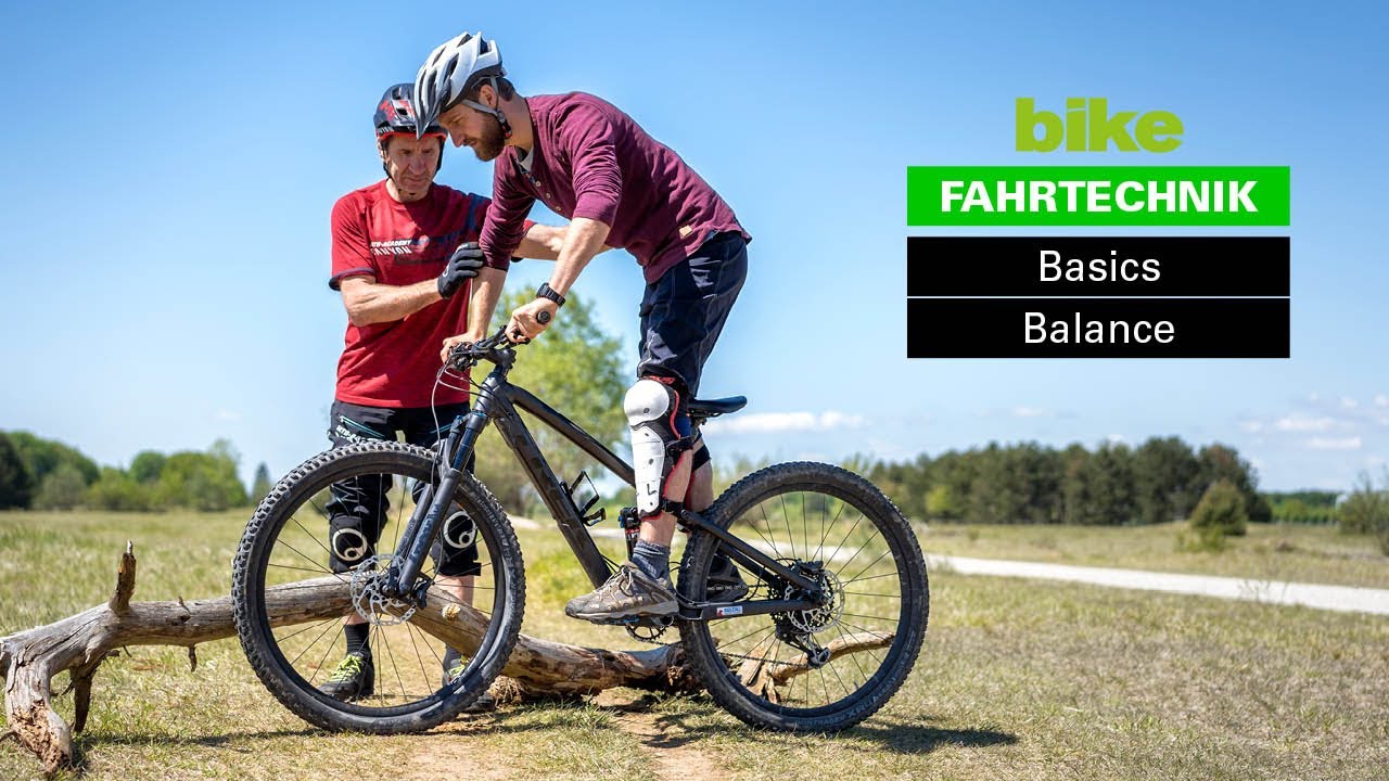 MTB-Fahrtechnik Basics f&uuml;r Einsteiger: Balance halten auf dem Bike