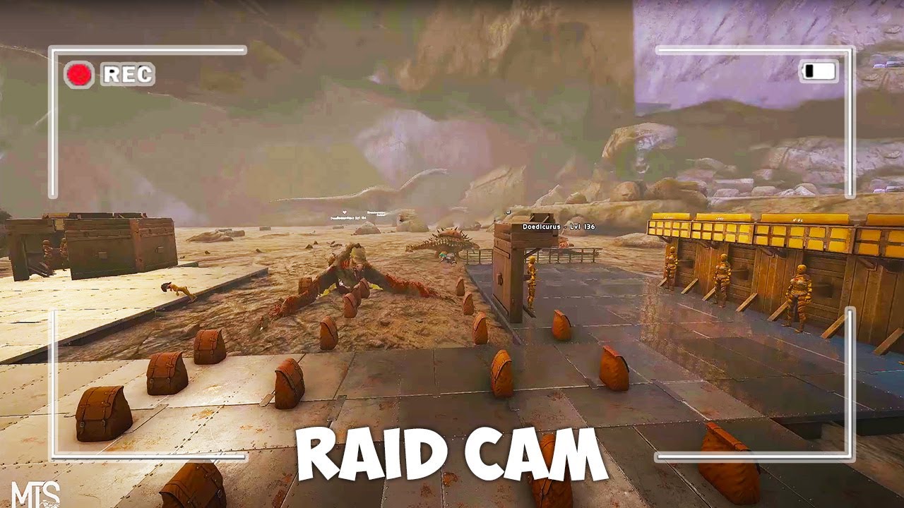 Raid Cam Accidently Caught A Guy Raiding Someone From Inside On Ark MTS!