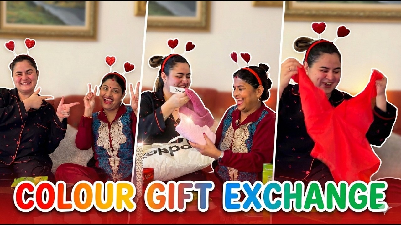 Colour Gift Exchange Game with Surprises! 🎁✨