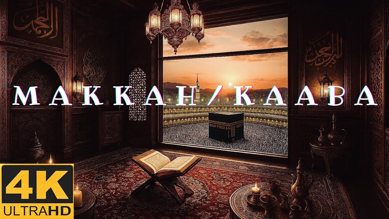 6 Hours Kaaba Live View with Islamic Prayer | Makkah Kaaba Ambience | Relaxing Quran Background