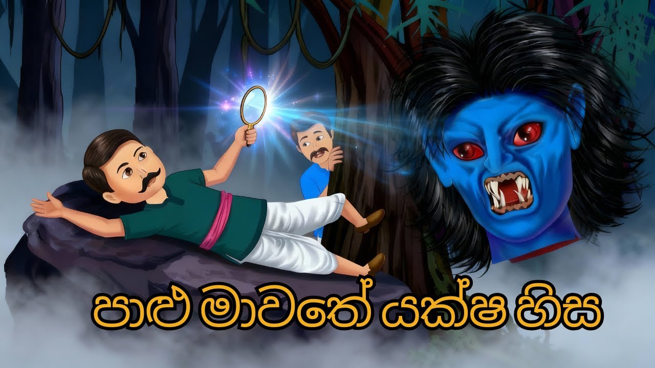 පාළු මාවතේ යක්ෂ හිස..new sinhala cartoon.. hisa nathi yaka..සිංහල කාටුන්..#katun #sinhalacartoon