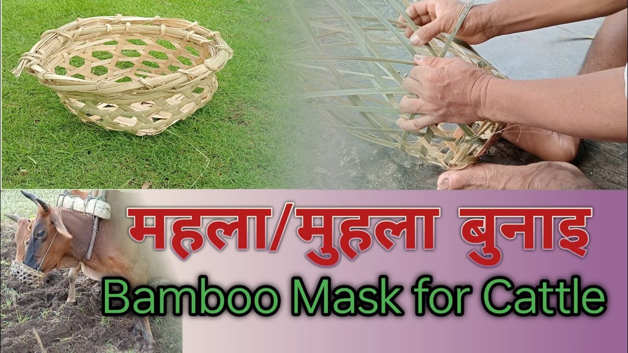 How to make bamboo masks || bamboo art