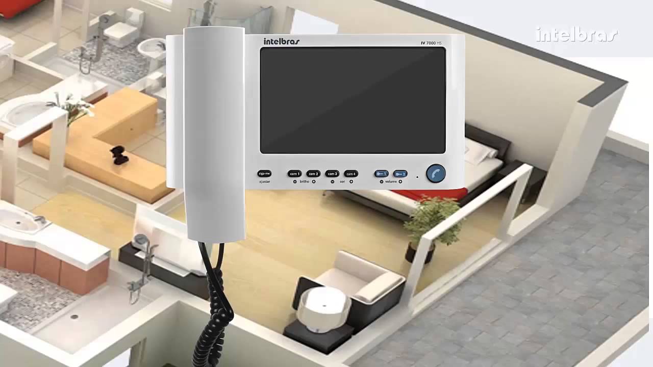 Como programar o volume da campainha no videoporteiro IV 7000   i1149