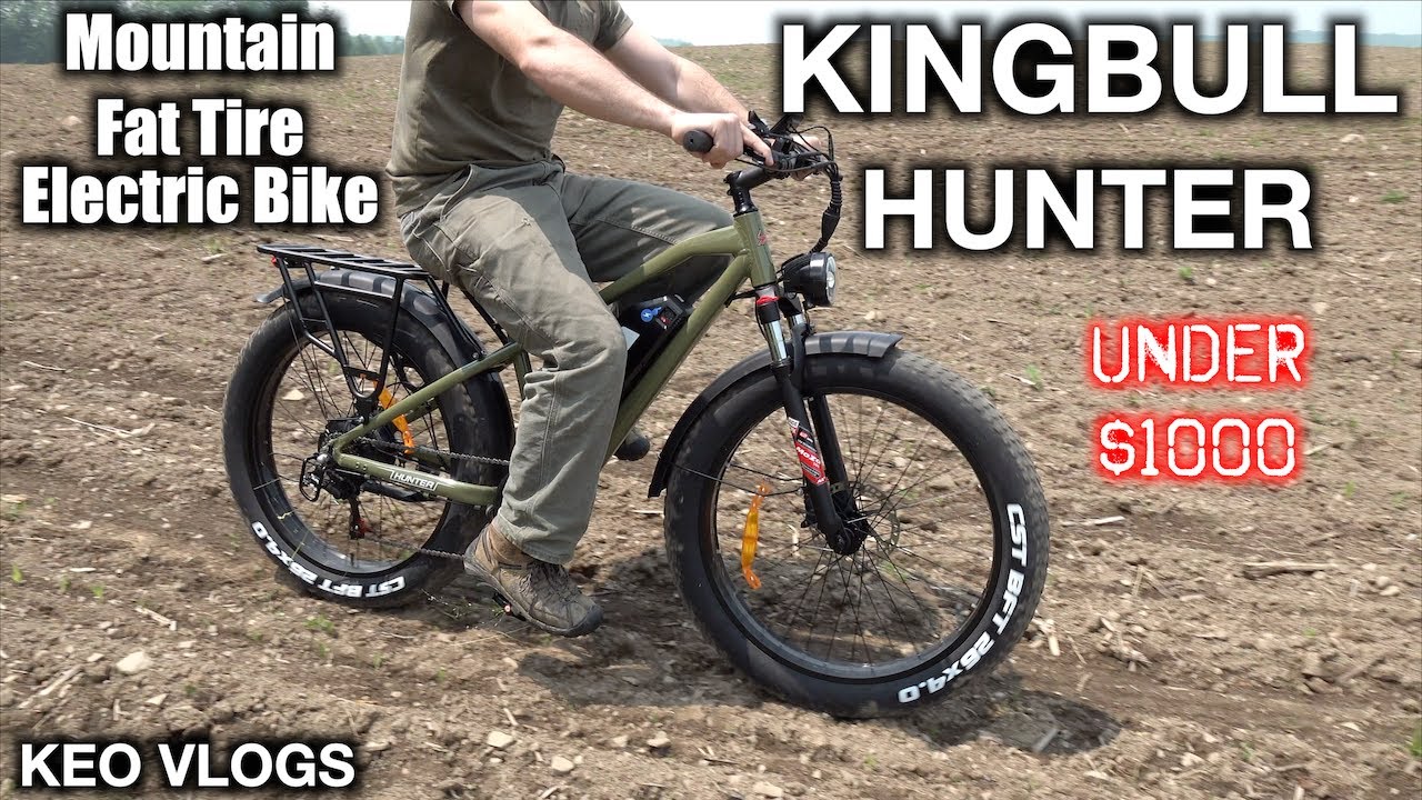 Kingbull Hunter 2.0 | Mountain Fat Tire Electric Bike (Under $1000 The Best EMTB)