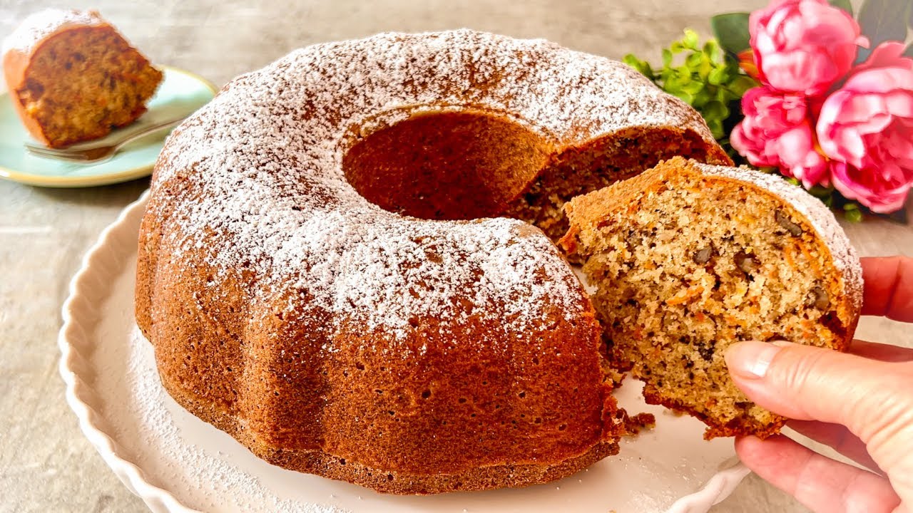 Торт за 5 минут! 🥕🍰Вы будете печь этот торт каждый день, быстро и просто #124