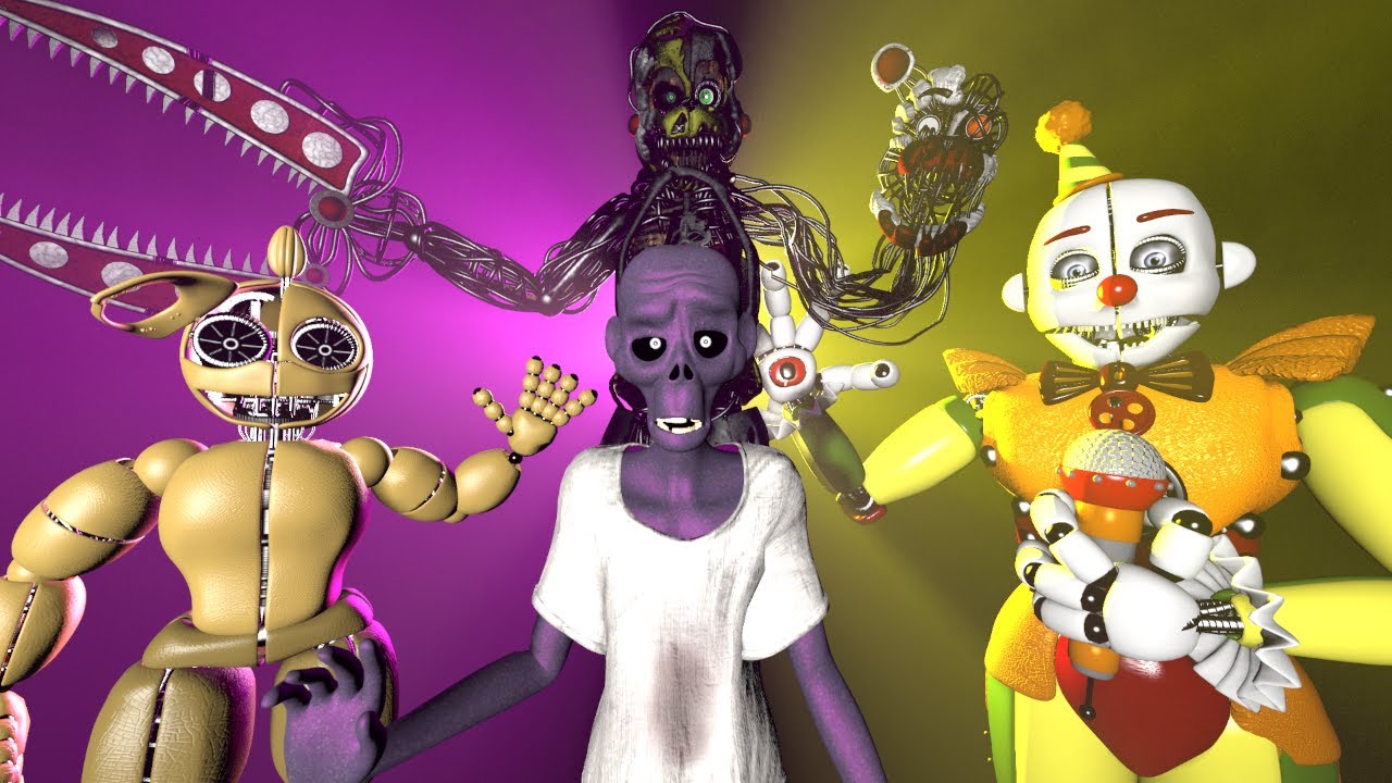 GMOD FNAF| New Randoms Ragdolls Pack 1&2