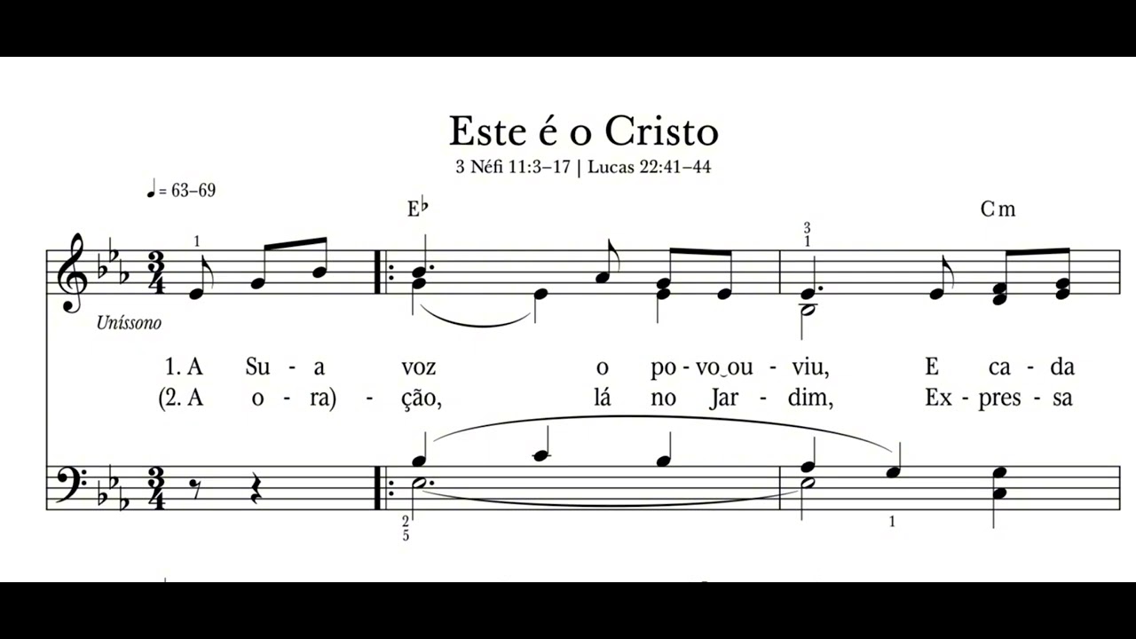 Este é o Cristo | Novos Hinos SUD 1017