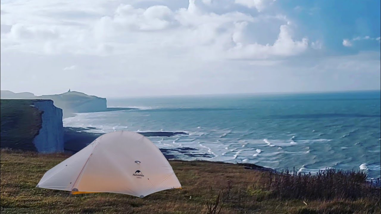 Wild Camping on the Seven Sisters | Wind and Rain | South Downs Way