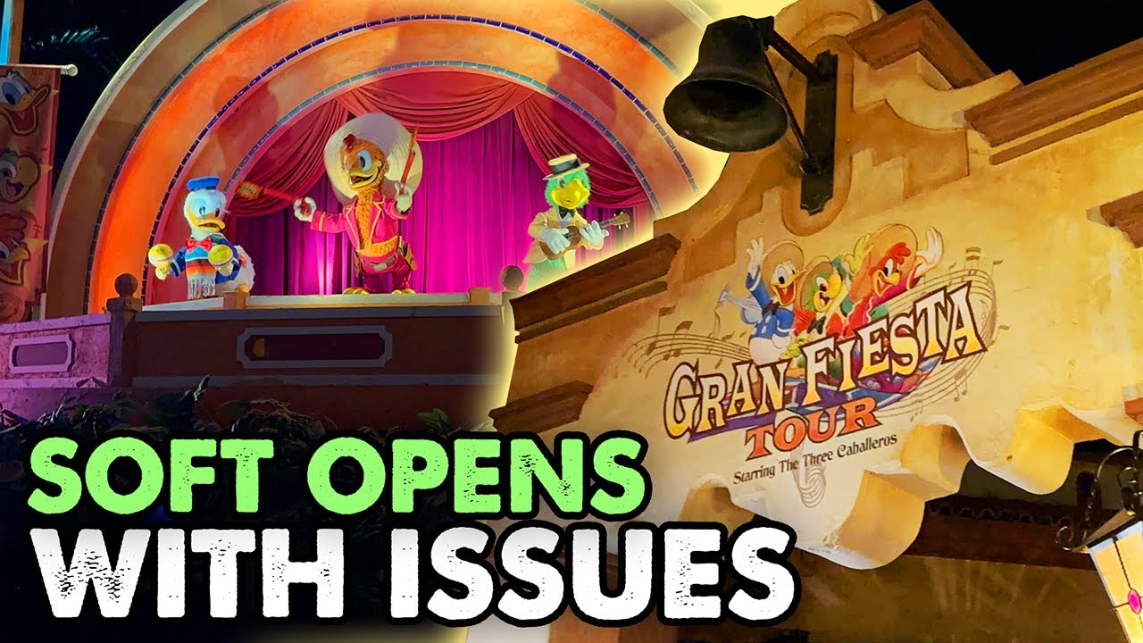 Gran Fiesta Tour Starring The Three Caballeros Soft Reopening Fails Due to Ride Issue