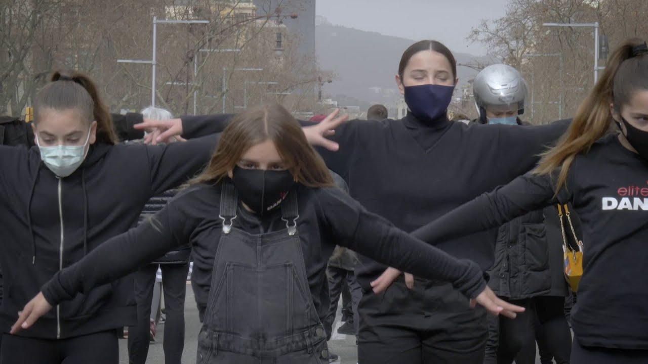 Manifestaci&oacute; CPCPDC pels centres privats de dansa a Barcelona