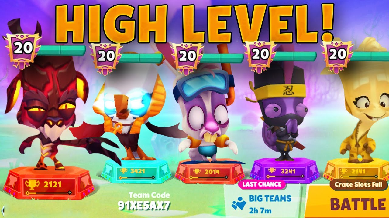 ОТДЕЛЕНИЯ ВЫСОКОГО УРОВНЯ БЕЗУМНЫ (Уровень 20) - Zooba