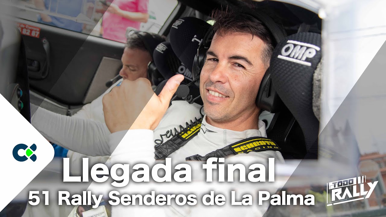 Llegada de los equipos al control stop del último tramo | 51 Rally Senderos de La Palma