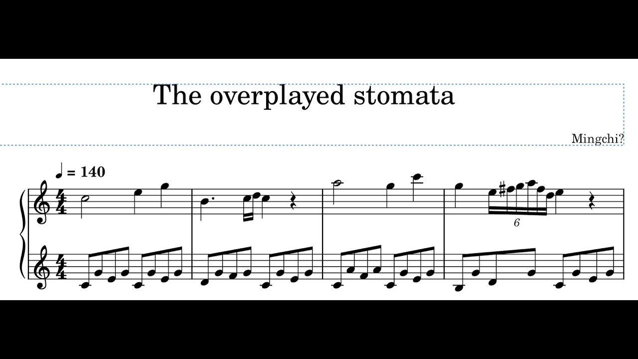 Mozart Sonata in C Major but I got 'distracted'