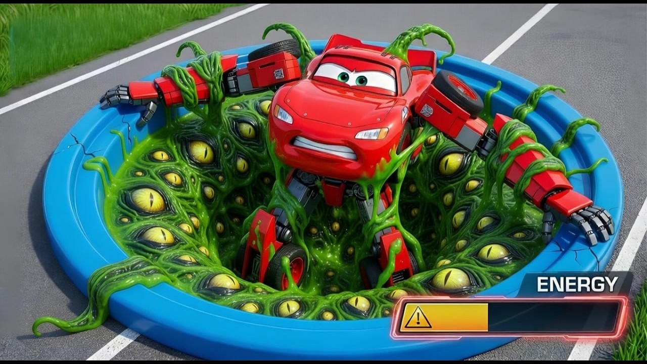 Lightning McQueen TRANSFORMER vs Alien Portal! Who Will Survive? | BeamNG.drive | Pixar Cars