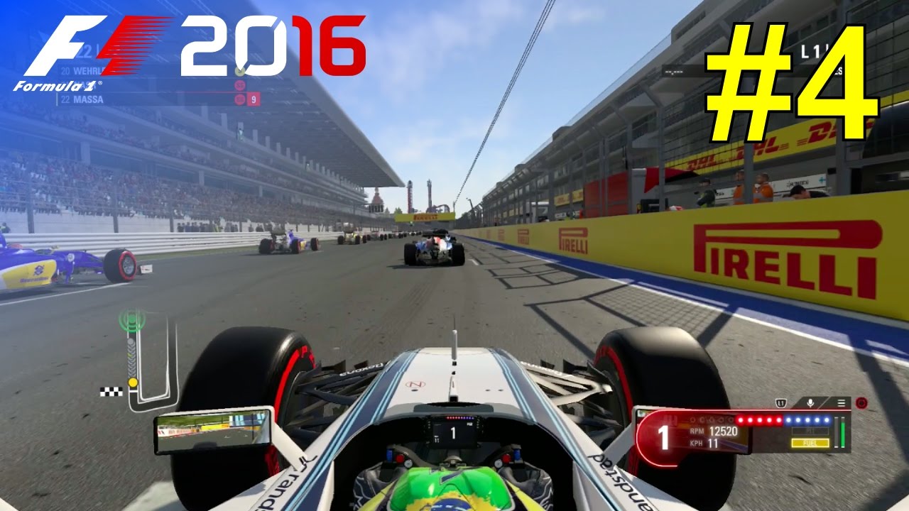 F1 2016 - Let's Make Massa World Champion #4 - 100% Race 'Russia'