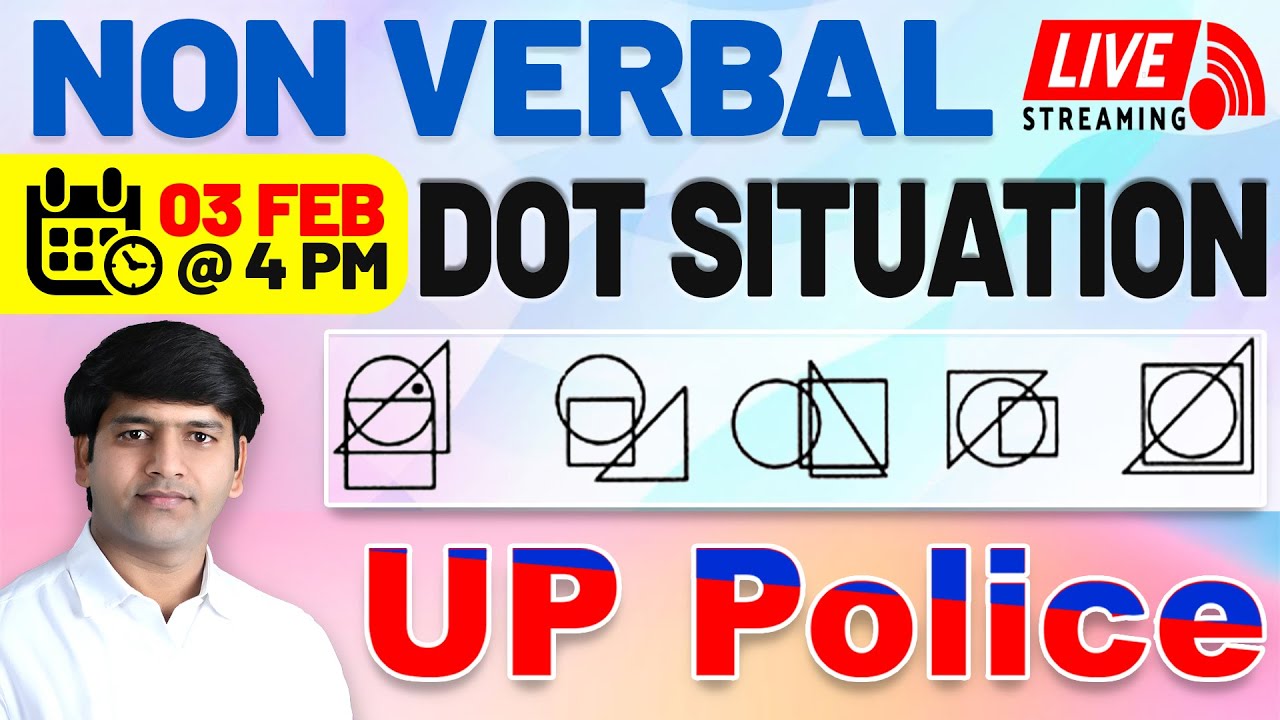 Dot Situation - Non Verbal | UP Police Exam #uppolice #reasoning #dotsituation