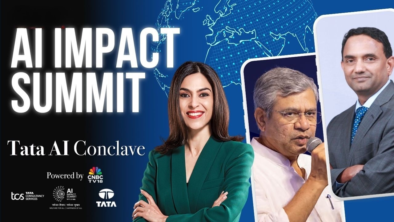 India AI Impact Summit 2026 | Min of Railways Ashwini Vaishnaw & K. Krithivasan, CEO, TCS