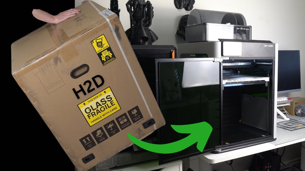 Bambu Lab H2D: Unboxing, Setup and First Print