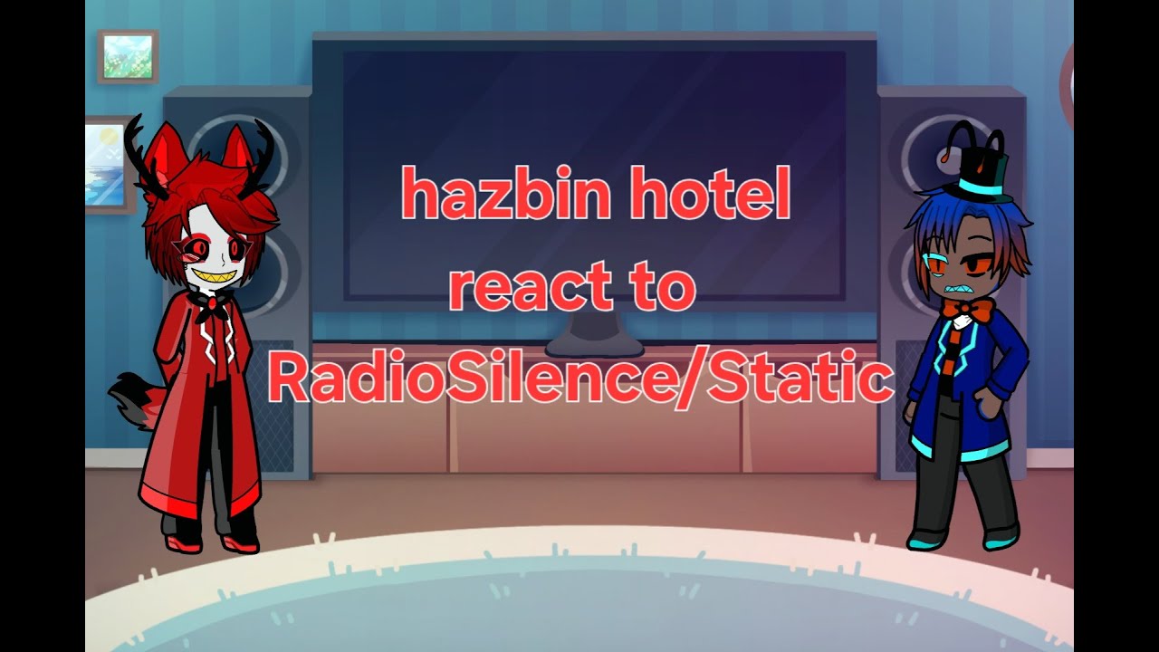 Hazbin Hotel + Vox react to Alastor//RadioSilence//Alastor being Ace//Part 4