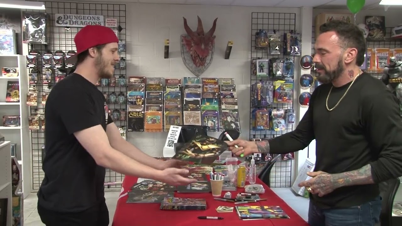 04-29-2022 'Green Power Ranger' Jason David Frank Meets Fans At Pahrump's Hypno Comics & Games