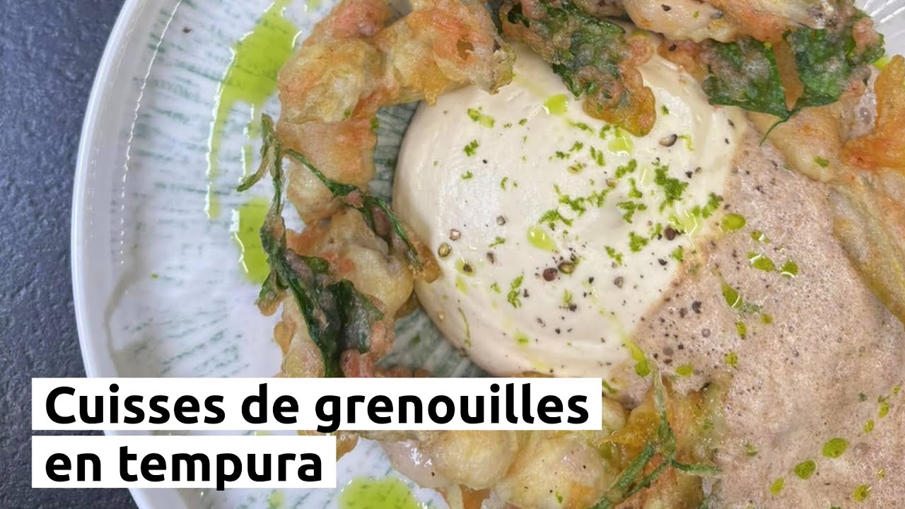 Cuisses de grenouilles en tempura