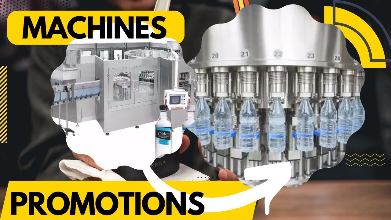 Investir Chez Nous : Vente et Promotion des machines pour usine d'eau minéral en bouteille!!