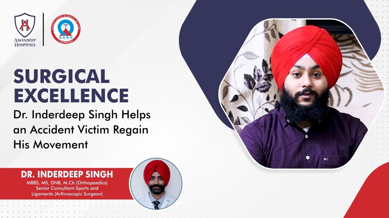 Severe multi-ligament injuries treated by Dr Inderdeep Singh - AMANDEEP HOSPITAL