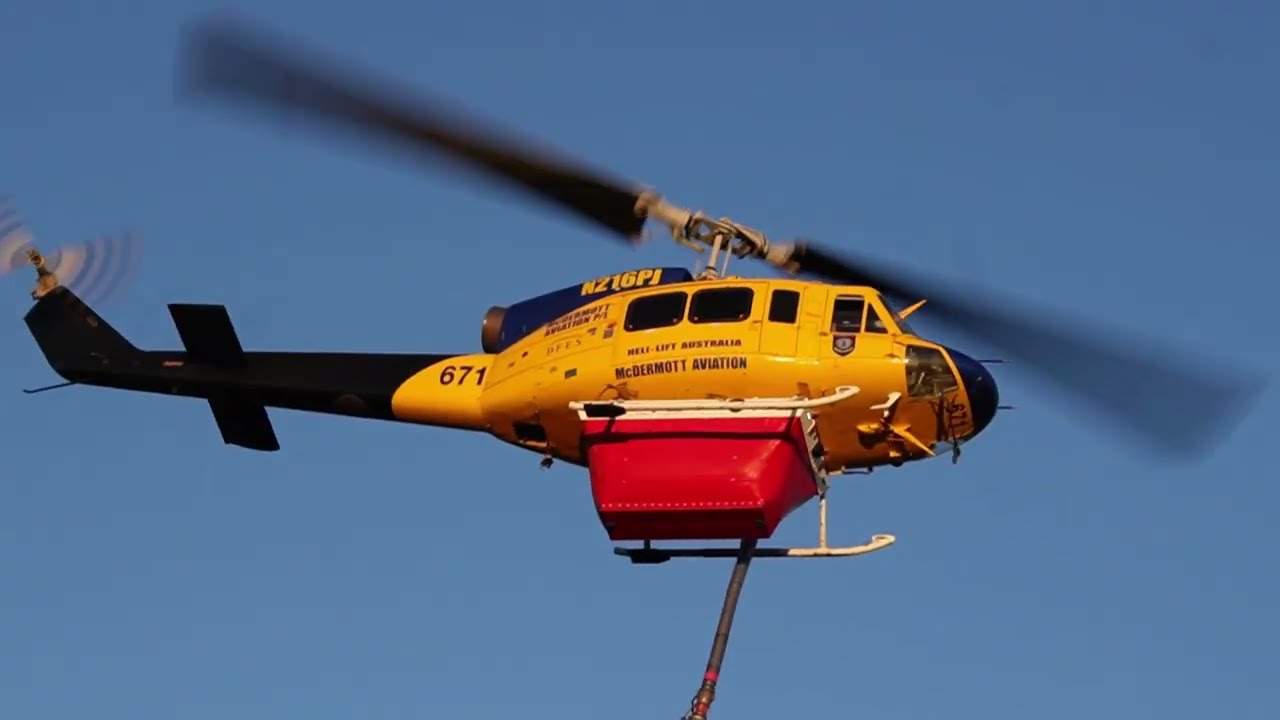 Warnbro Bushfire (4th alarm), ARIEL DROPS/C130, (BEST PARTS)