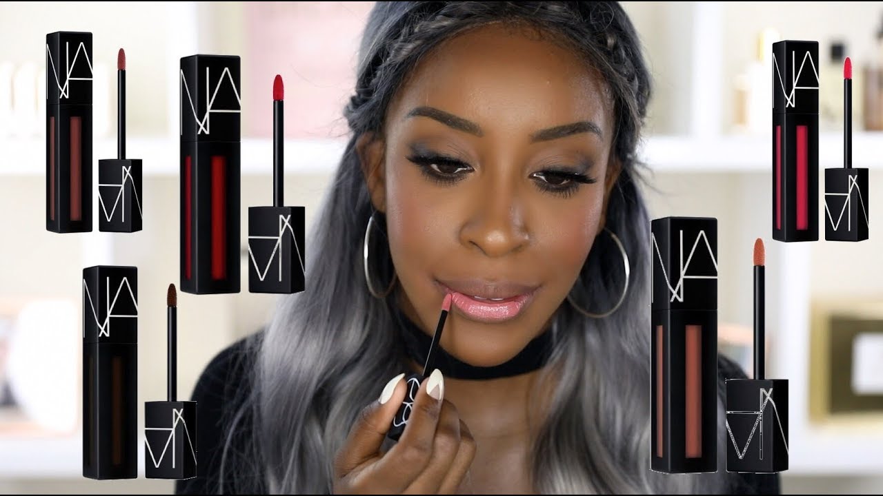 Trying on NARS Powermatte Lip Pigments! | Jackie Aina