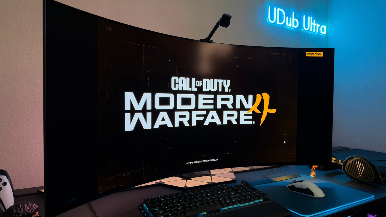 Call of Duty Modern Warfare 4 Beta Campaign on a 5K2K LG 45