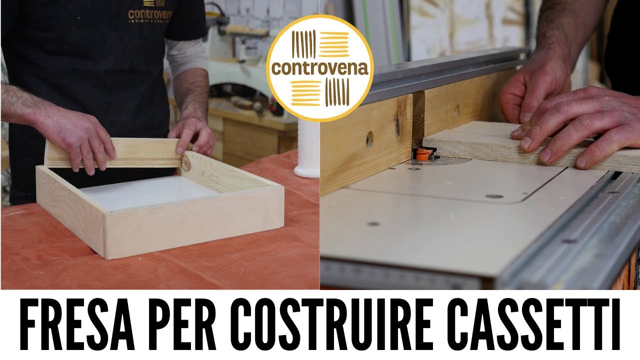 Giunzione per cassetti | Frese per legno #5 | Falegnameria, fai da te e lavorazione del legno
