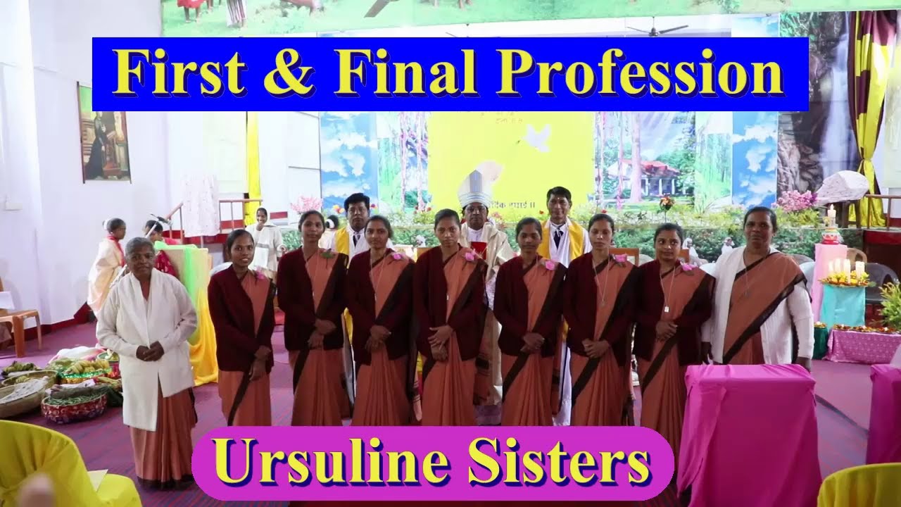 Ursuline School Gumla | Ursuline Sisters | Entrance Dance | Bible Procession | Hymns | Profession