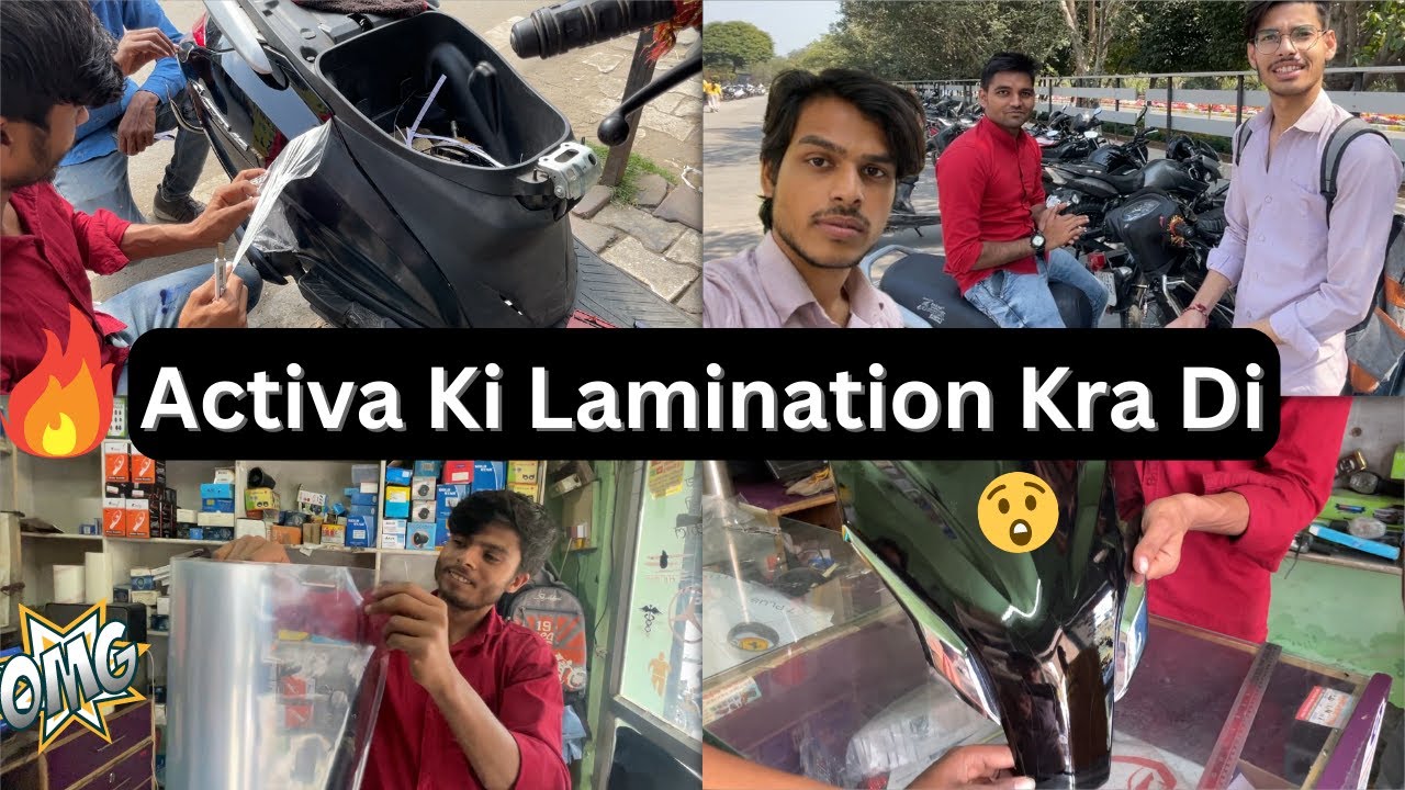 aaj hum jyege activa ki wrapping krane| Activa 6g ppf wrap