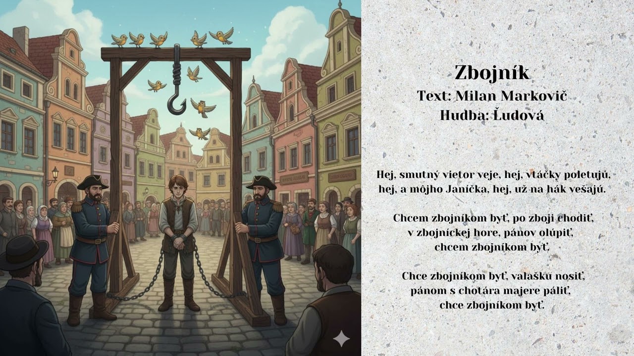 JUNIOR 5  Zbojník, text M  Markovič, ľudová, #VIDEOROHAL