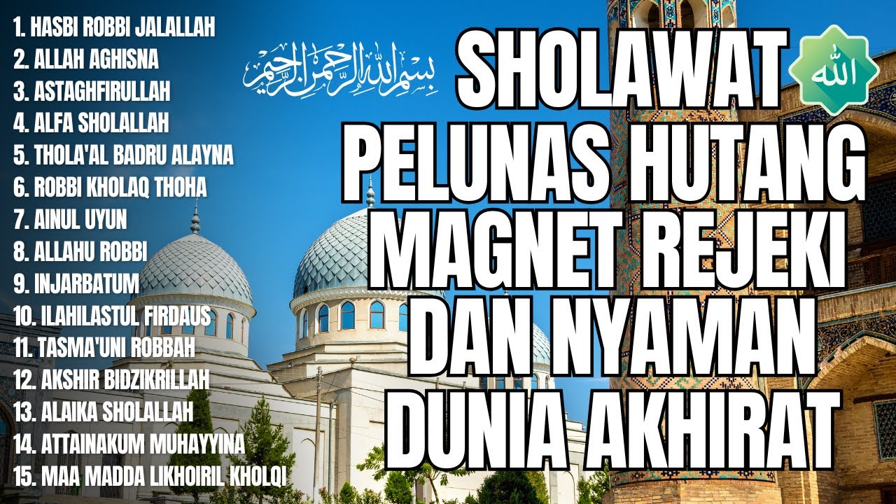 SHOLAWAT NABI MERDU PENARIK REZEKI 2026 | SHOLAWAT JIBRIL | ALLAH ALLAH AGHISNA
