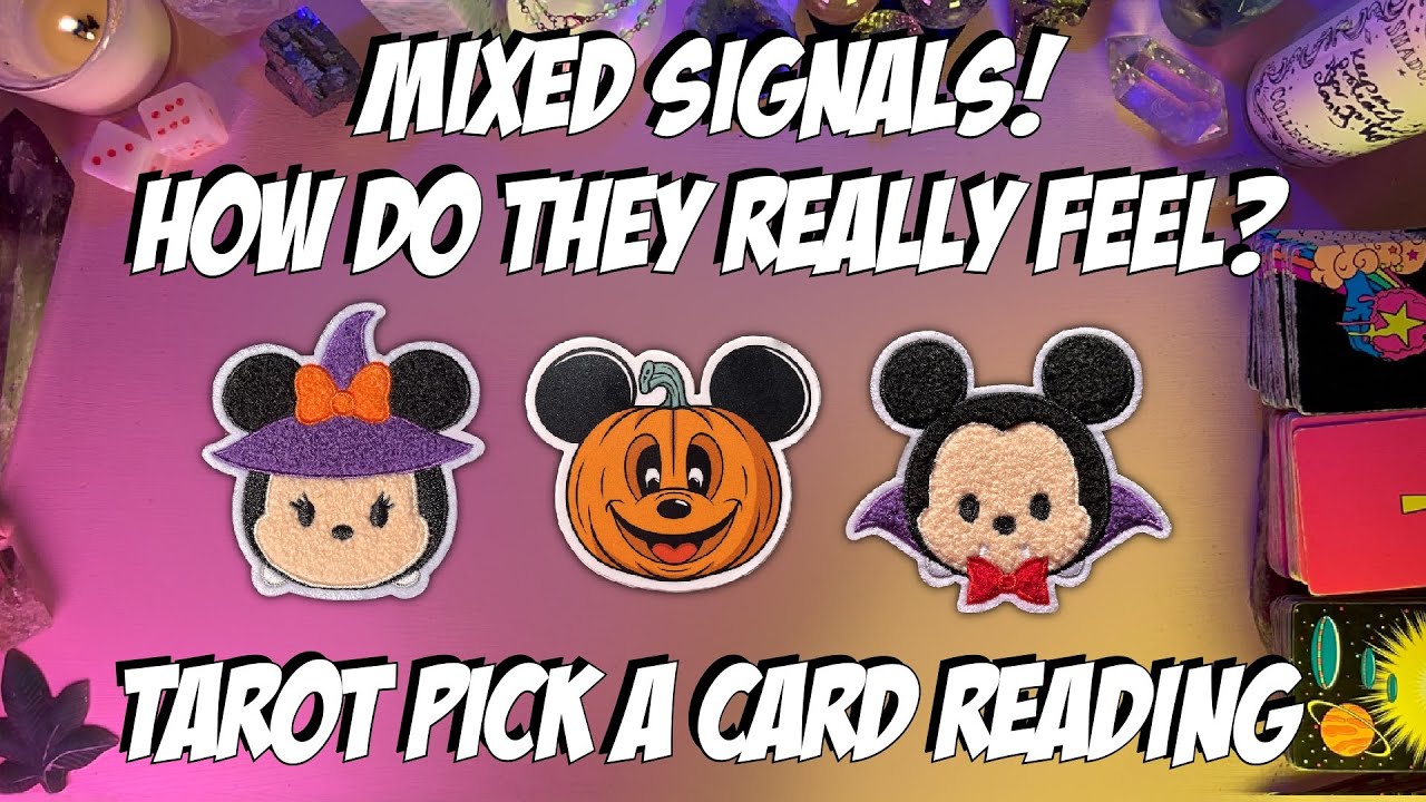😵‍💫Mixed Signals! How Do They Really Feel?😵‍💫 Tarot Pick a Card Love Reading