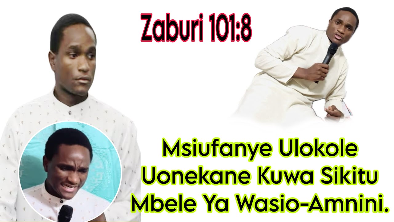 Msiufanye ulokole uonekane kuwa sikitu mbele ya wasio-amini.