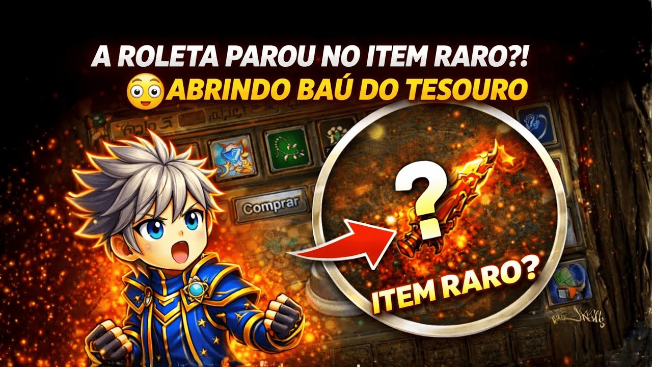 DDTANK BRASIL - A ROLETA PAROU NO ITEM RARO?! 😳 ABRINDO BAÚ DO TESOURO DE MALÁSIA